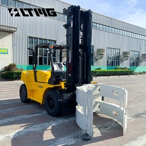Diesel Forklift Manufacturer - OEM LTMG 7 Ton with Paper Roll Clamp for Paper Lifting