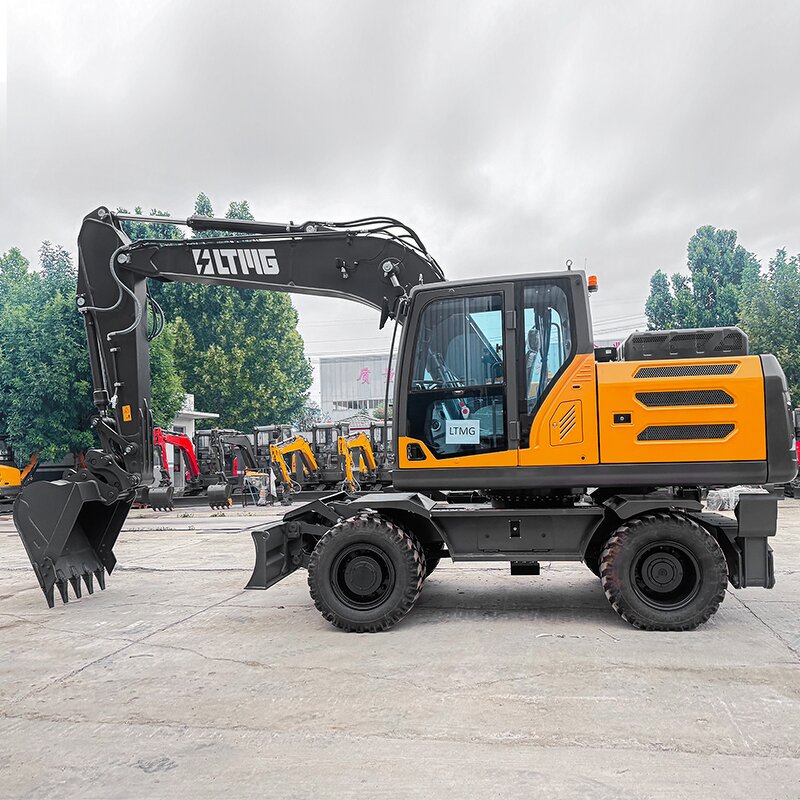 Wheeled Excavator Manufacturer - OEM 2025 LWE180 18ton with Hydraulic Quick Coupler