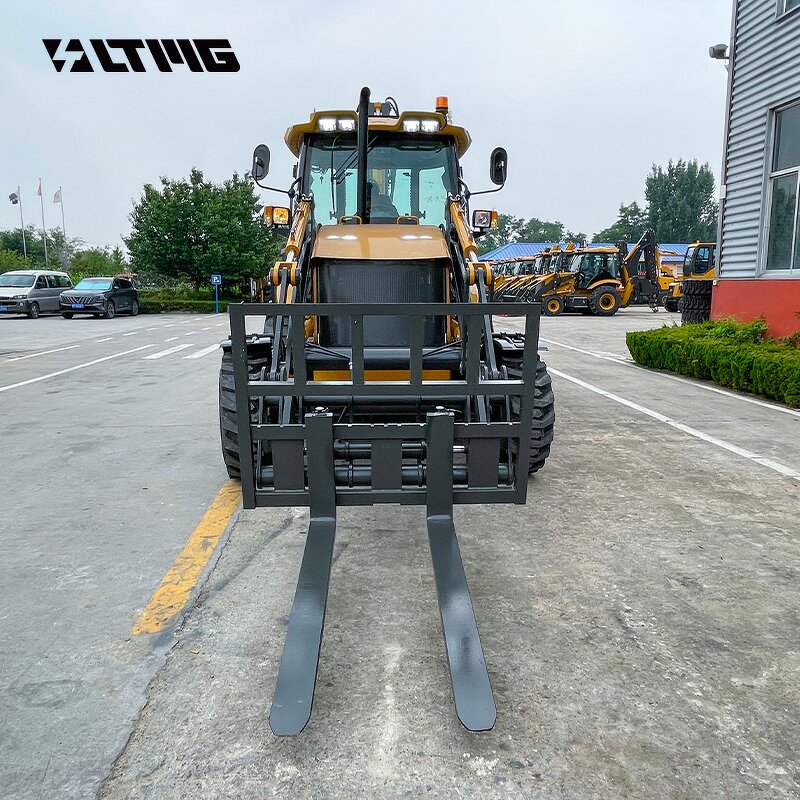 Backhoe Loader Factory - OEM High Quality 4wd 2.5 Ton with Fork Attachment