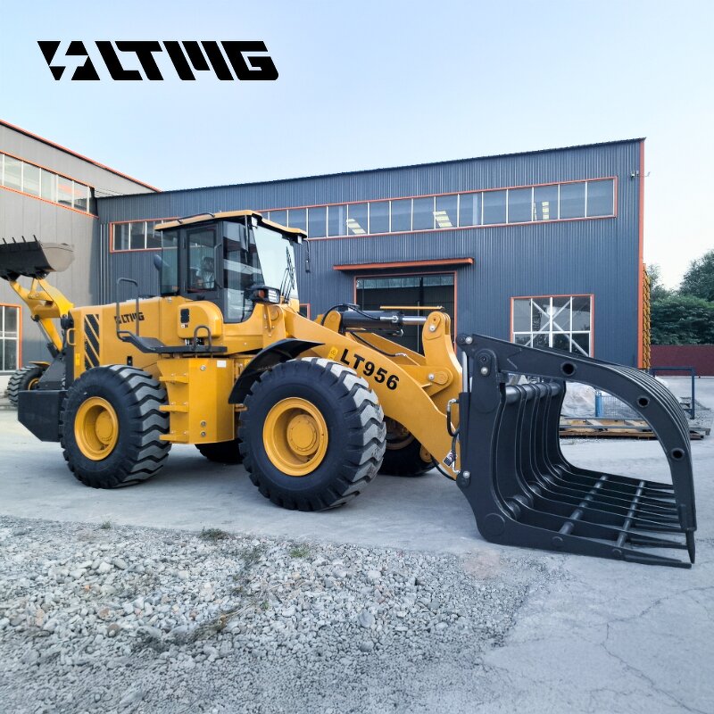 Wheel Loader Factory - OEM LTMG 5 Ton Diesel with Log Grapple for Forestry