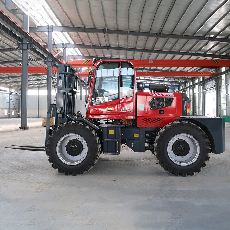 Rough Terrain Forklift Manufacturer - OEM Chinese 4000KG 5000KG 4WD with Japanese Engine