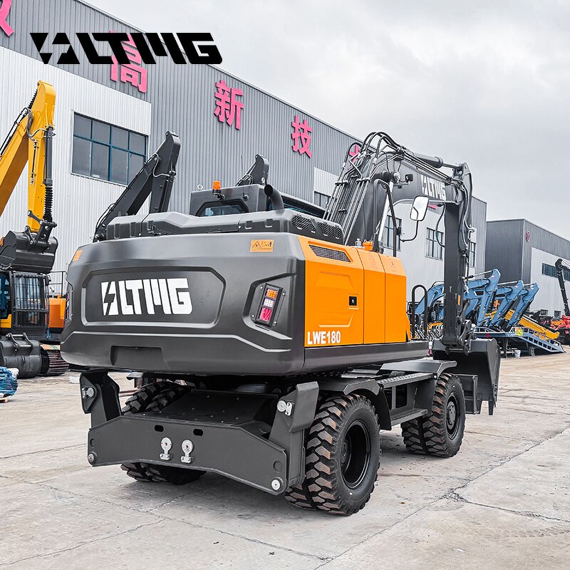 Wheeled Excavator Manufacturer - OEM 2025 LWE180 18ton with Hydraulic Quick Coupler