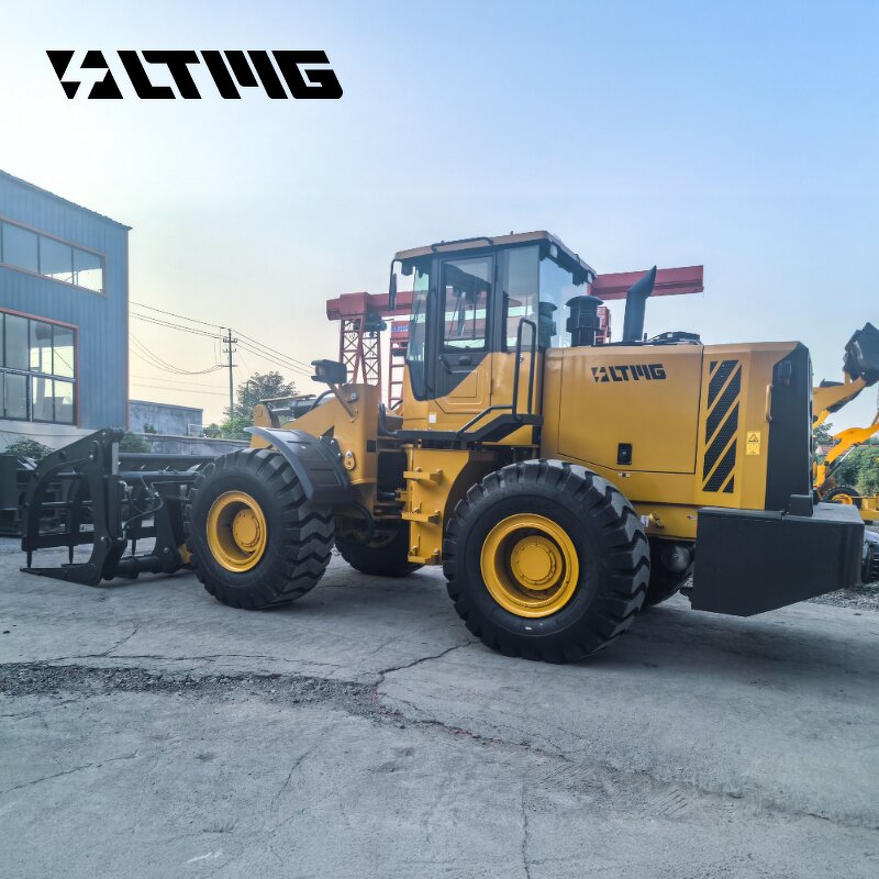 Wheel Loader Factory - OEM LTMG 5 Ton Diesel with Log Grapple for Forestry