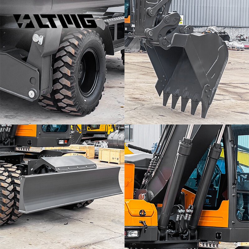 Wheeled Excavator Manufacturer - OEM 2025 LWE180 18ton with Hydraulic Quick Coupler