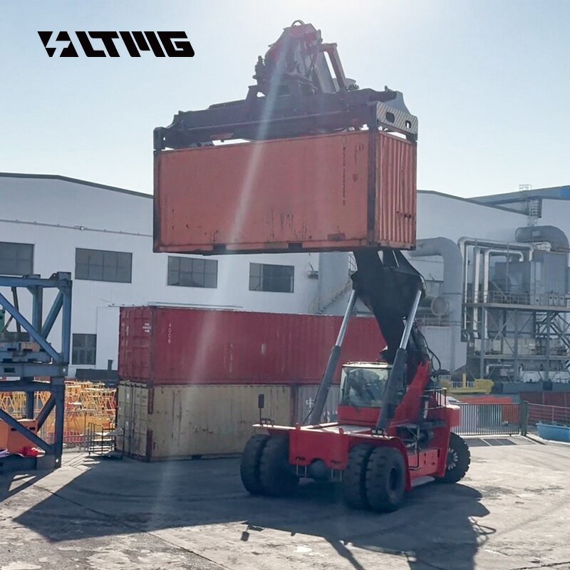 Container Reach Stacker Manufacturer - OEM LTMG High Quality CRS450 45Ton Stacker Price