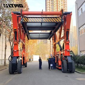 Hydraulic Mobile Crane Factory - OEM Custom Design 40ton Straddle Carrier 35-80 Ton
