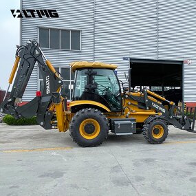 Backhoe Loader Manufacturer - OEM LTMG 4wd 4x4 2.5 Ton with Fork Attachment