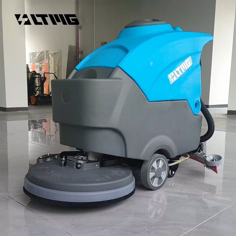 Floor Cleaning Machine Factory - OEM LTMG Warehouse Concrete Scrubber Tile Sweeper