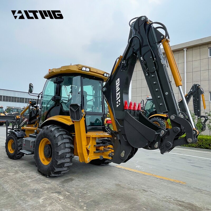 Backhoe Loader Manufacturer - OEM LTMG 4wd 4x4 2.5 Ton with Fork Attachment