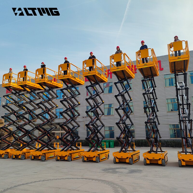 Self-Propelled Platform Factory - OEM 12-14m Electric Hydraulic Elevating Lift Wire Rope