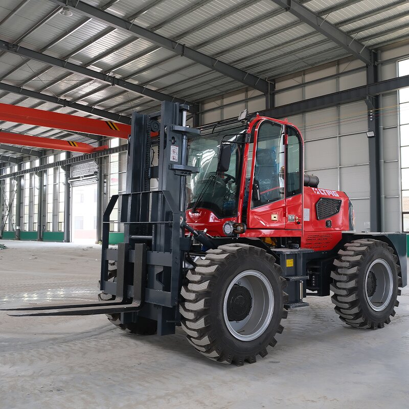Rough Terrain Forklift Manufacturer - OEM Chinese 4000KG 5000KG 4WD with Japanese Engine