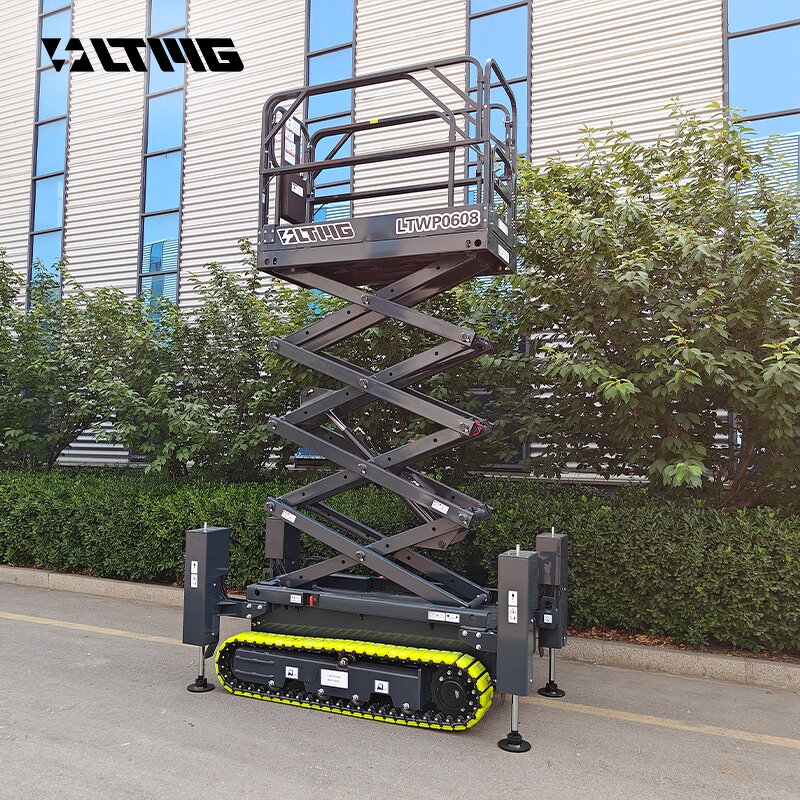 Electric Scissor Lift Factory - OEM 2025 New Design 6-8m Electric Crawler for Sale