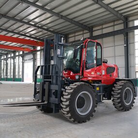 Rough Terrain Forklift Factory - OEM 4Ton 5Ton 4WD Off Road Diesel Forklift