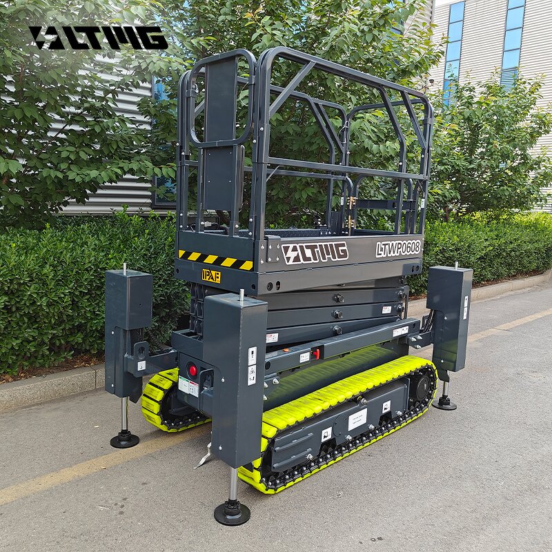 Electric Scissor Lift Factory - OEM 2025 New Design 6-8m Electric Crawler for Sale