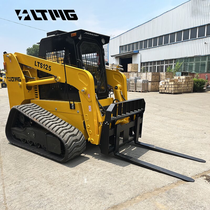 Skid Steer Loader Manufacturer - OEM Powerful Hydraulic Track 1200kg 1500kg with Forklift