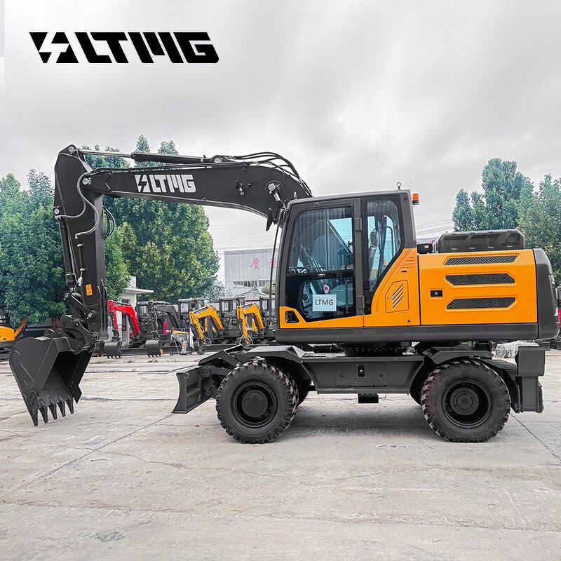 Wheeled Excavator Manufacturer - OEM LTMG Engineering 15-21 Tons with Imported Hydraulic