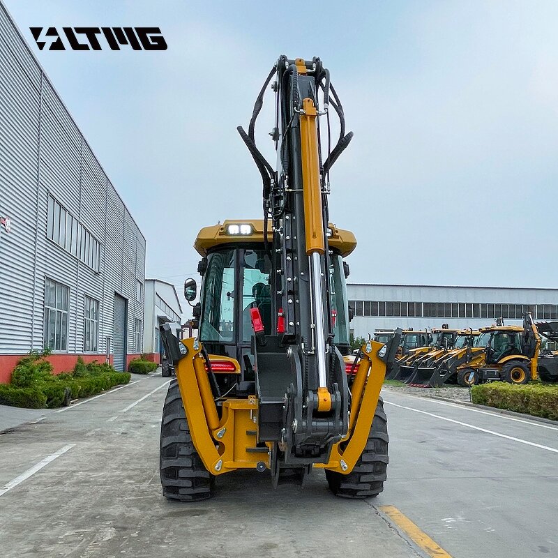 Backhoe Loader Factory - OEM High Quality 4wd 2.5 Ton with Fork Attachment
