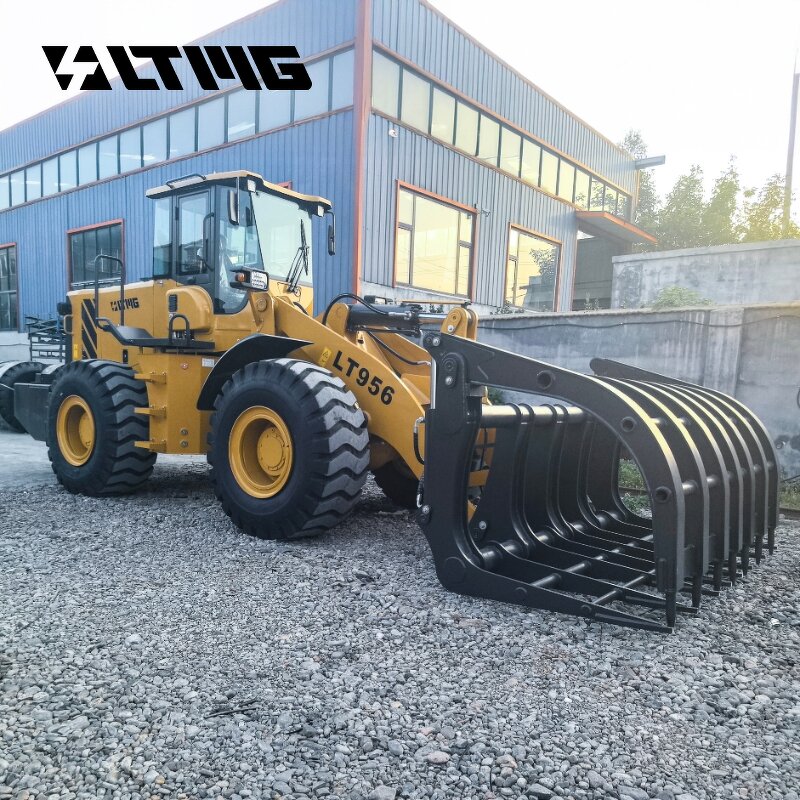 Wheel Loader Factory - OEM 2026 Heavy Duty 5 Ton with Grapple Attachment Optional