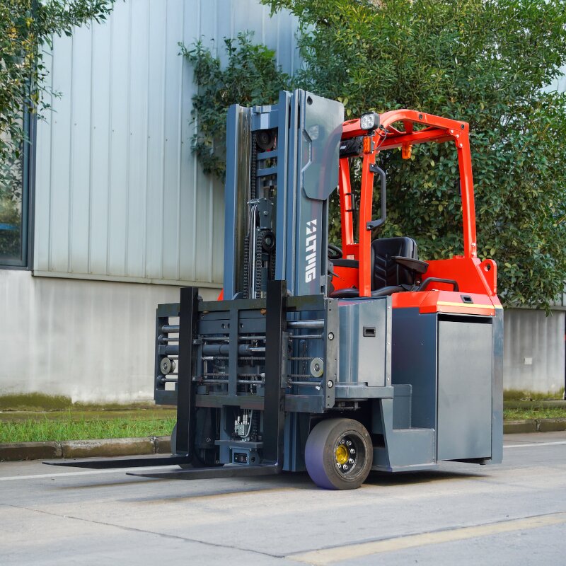 Electric Reach Forklift Manufacturer - OEM Warehouse 3Ton Multi-Way with Fork Positioner