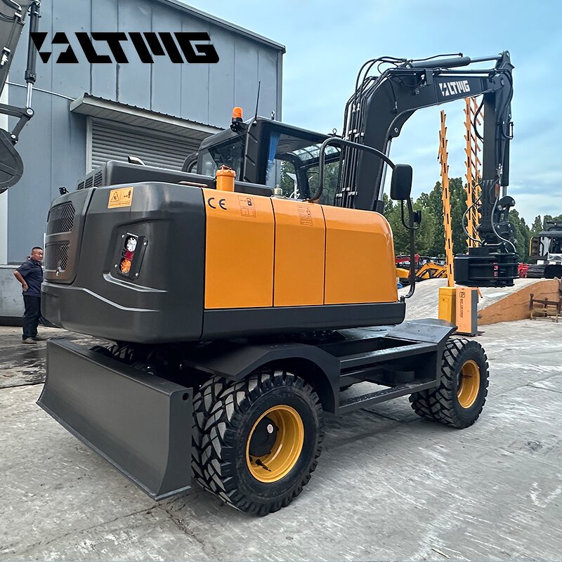 Wheeled Excavator Manufacturer - OEM LTMG 7 Ton with Advanced Hydraulics for Landscaping