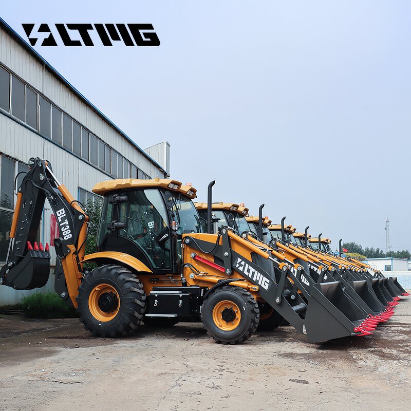 Backhoe Loader Factory - OEM LTMG High-Efficiency 2.5 Ton 4-Wheel Steering BLT388