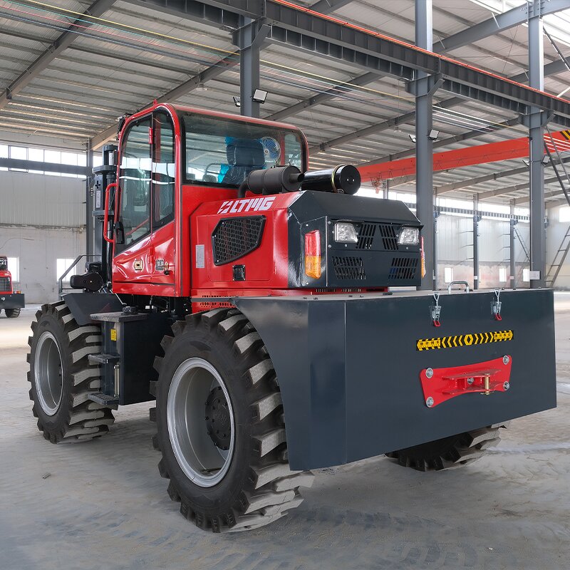 Rough Terrain Forklift Factory - OEM 4Ton 5Ton 4WD Off Road Diesel Forklift