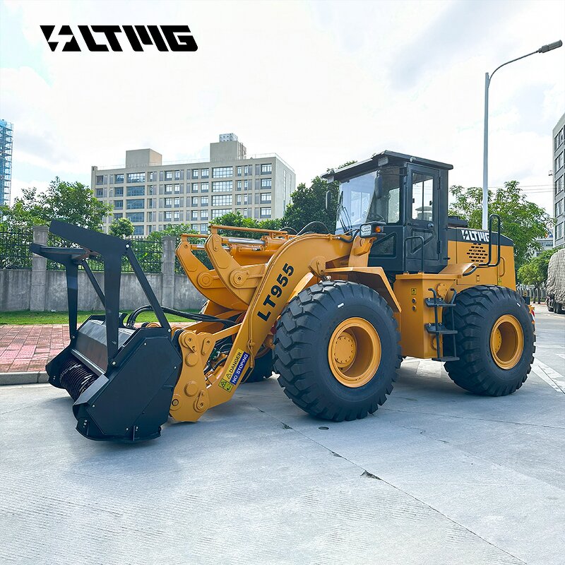 Wheel Loader Factory - OEM LTMG Large 5ton Diesel with Mulcher Attachment Optional