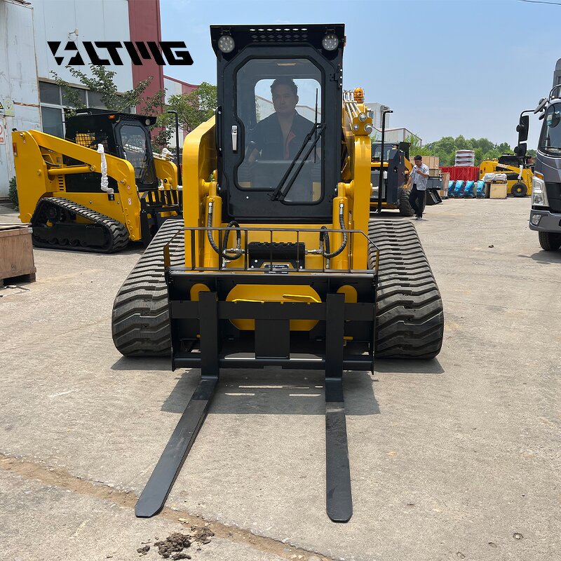 Skid Steer Loader Manufacturer - OEM Powerful Hydraulic Track 1200kg 1500kg with Forklift