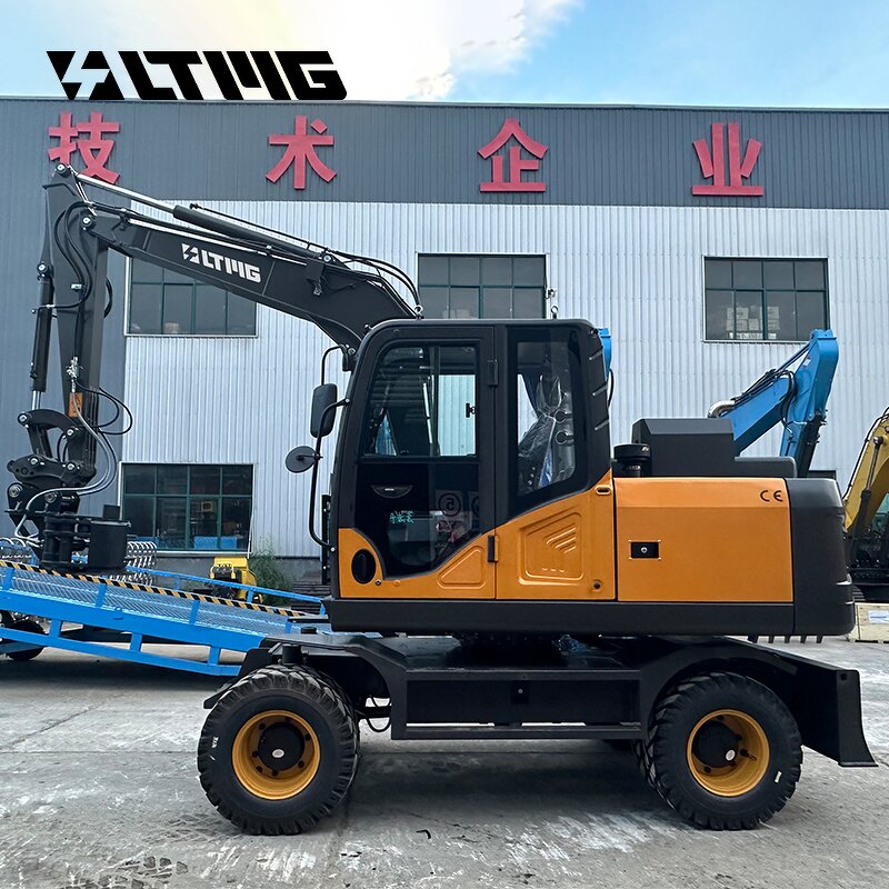 Wheeled Excavator Manufacturer - OEM LTMG 7 Ton with Advanced Hydraulics for Landscaping