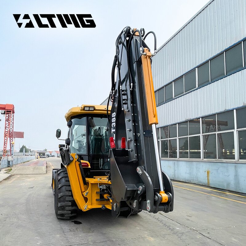 Backhoe Loader Manufacturer - OEM 2026 New Design 2.5 Ton Wheel Diesel Earth Moving