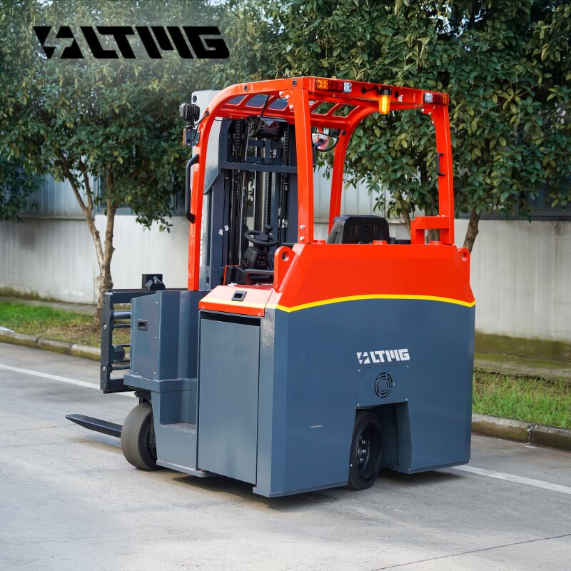 Electric Reach Forklift Manufacturer - OEM Warehouse 3Ton Multi-Way with Fork Positioner