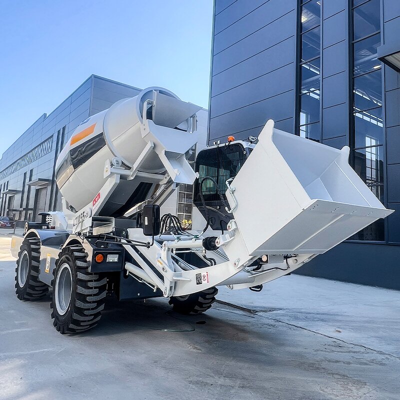 Self Loading Concrete Mixer Factory - OEM 5.5 M3 4X4 Diesel Small Mobile for Sale