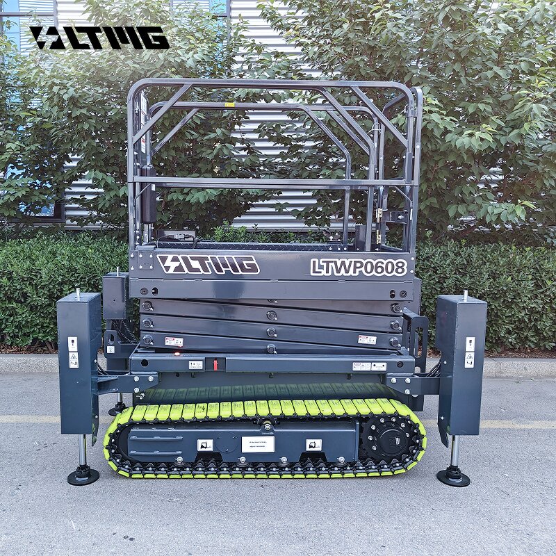 Electric Scissor Lift Factory - OEM 2025 New Design 6-8m Electric Crawler for Sale