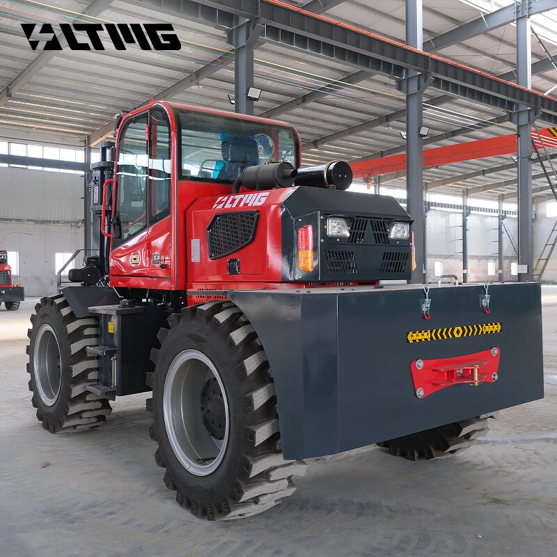 Diesel Forklift Factory - OEM High Power 4000KG 5000KG 4WD Rough Terrain with Cabin