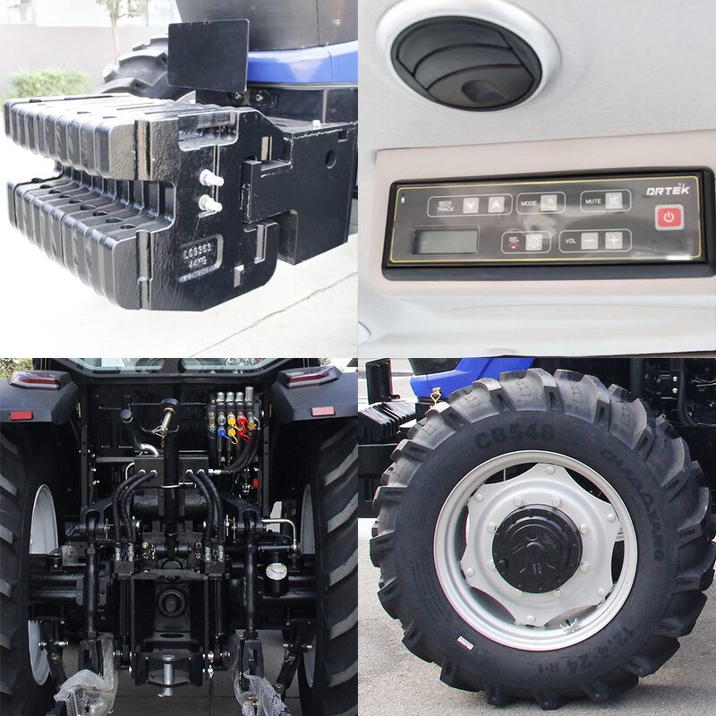 Agricultural Tractor Factory - OEM 120-150HP 4WD Low Price Diesel Engine New Tractor