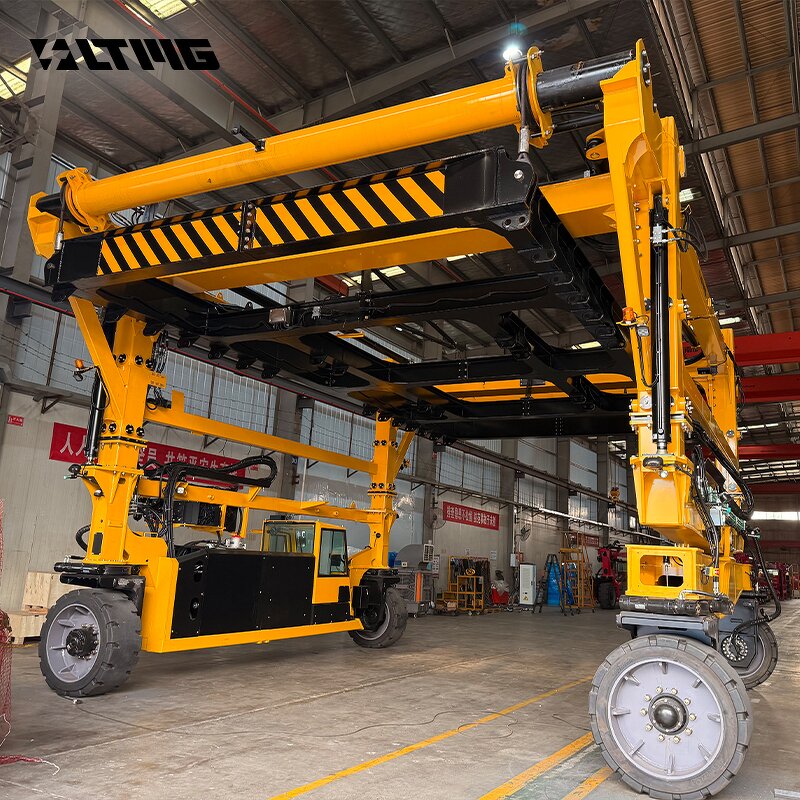 Container Gantry Crane Manufacturer - OEM 20-40ft Rubber Tyre Straddle Carrier 35-40 Ton
