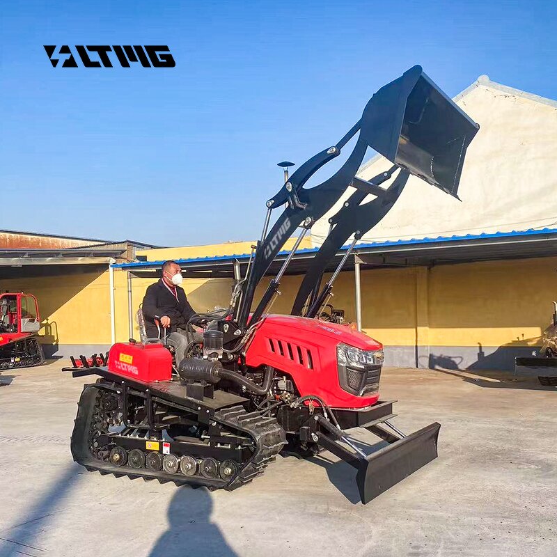 Crawler Tractor Factory - OEM Chinese Farming with Bucket 30-60HP Gearbox Pump Engine
