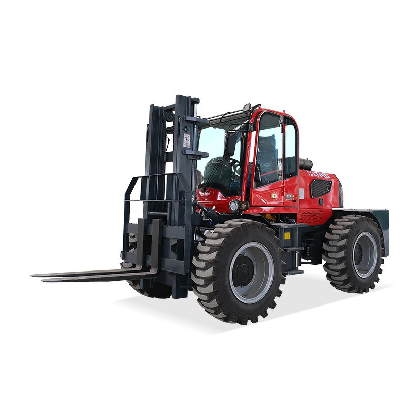 Rough Terrain Forklift Manufacturer - OEM Chinese 4000KG 5000KG 4WD with Japanese Engine
