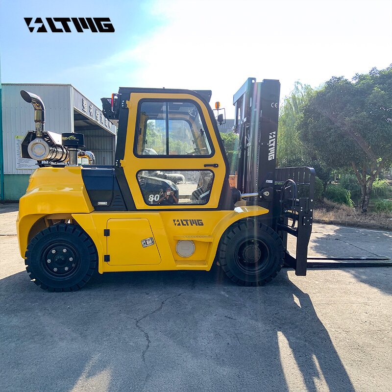 Diesel Forklift Factory - OEM LTMG Factory Hot Sale 8-10 Ton with Air Conditioner