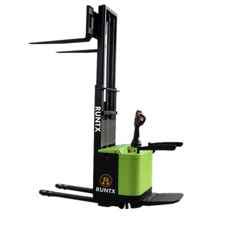 Electric Pallet Truck Manufacturer - OEM RUNTX Band 24V Small 1.5 Ton Straddle Stacker