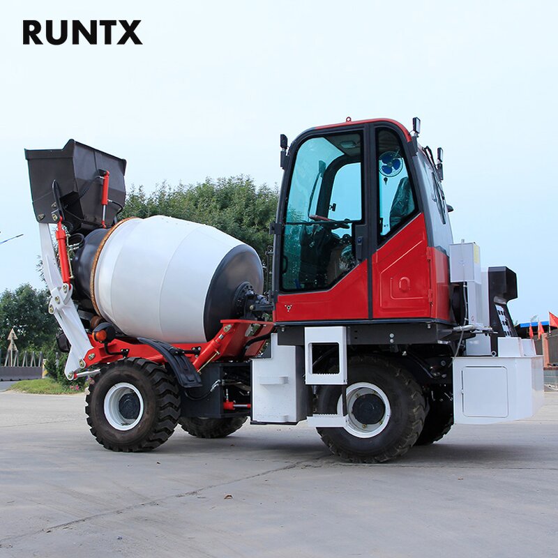 Mobile Cement Mixer Manufacturer - OEM RUNTX Hot Sale Efficient Construction Projects