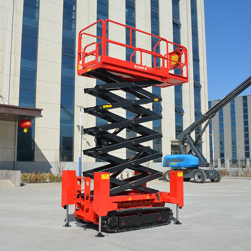 Electric Scissor Lift Factory - OEM 6-8m Automatic Self-propelled Aerial Platform