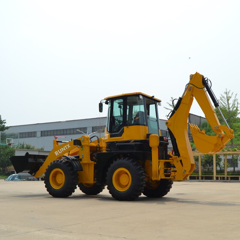 Wheel Loader Factory - OEM Runtx Front Loader Backhoe Mini Compact Tractor