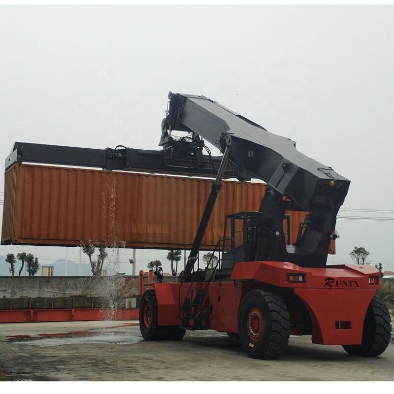 Container Forklift Manufacturer - OEM RUNTX Heavy Duty 20ft 40ft 45 Ton Reach Stacker