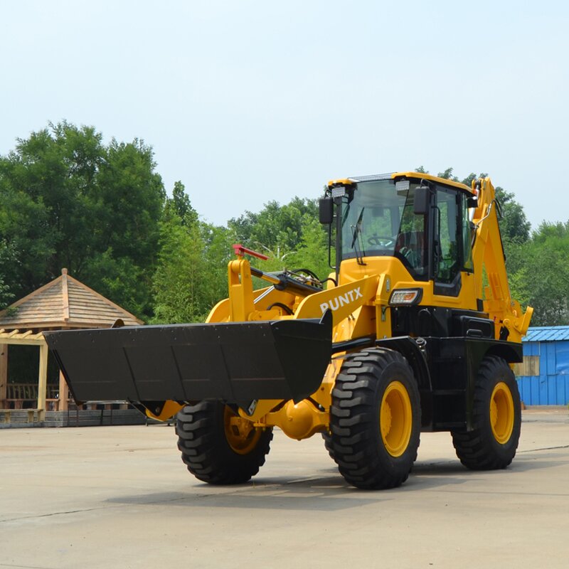 Wheel Loader Factory - OEM Runtx Front Loader Backhoe Mini Compact Tractor