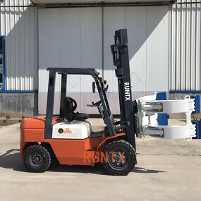 Diesel Forklift Manufacturer - OEM Automatic Transmission 3 Ton with Paper Roll Clamp