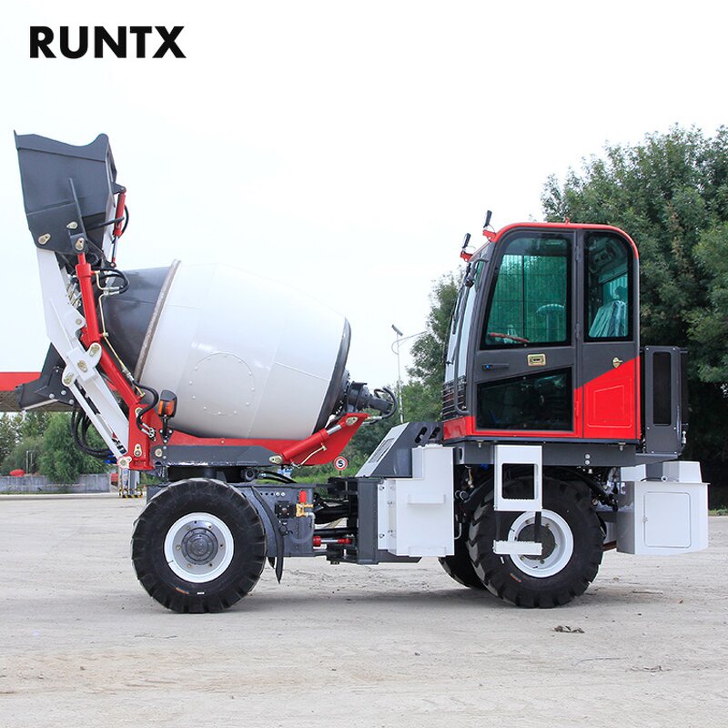Mobile Cement Mixer Manufacturer - OEM RUNTX Hot Sale Efficient Construction Projects