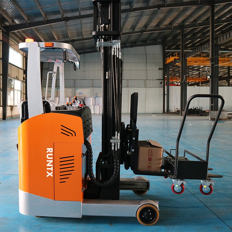 Electric Reach Forklift Factory - OEM 1.5 Tons Mini Double Scissor Lift 4 Meter