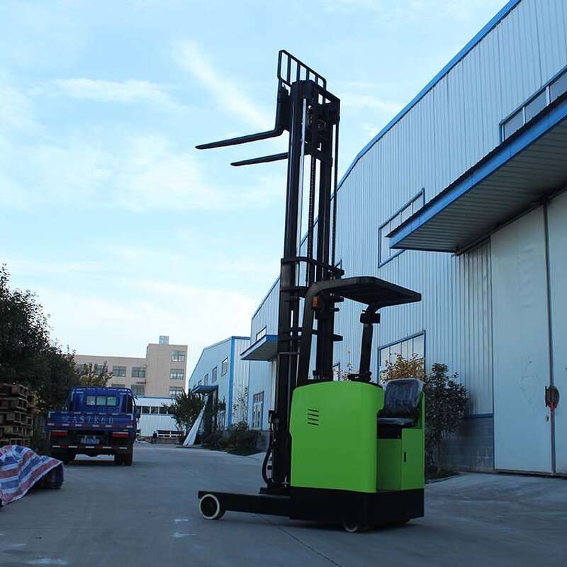 Electric Reach Truck Manufacturer - OEM 24V Battery Powered Reach Stacker Warehouse