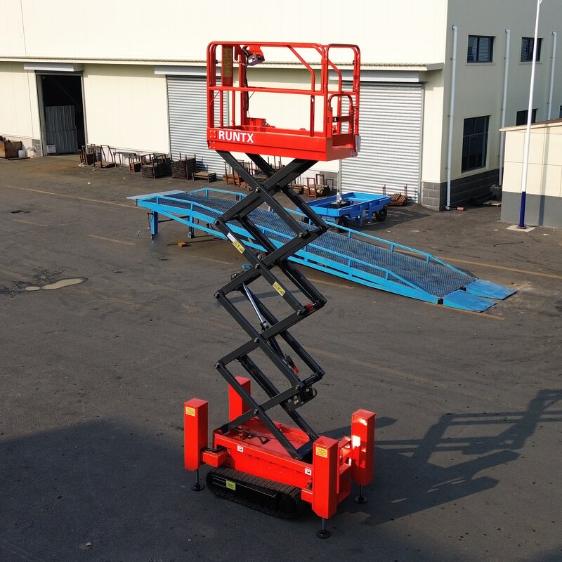 Aerial Scissor Lift Platform Factory - OEM Wheel Type 200-450kg Mobile 10-14m Lifting